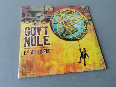 GOV`T MULE transparent orange Vinyl 2LP By A Thread (2009 Evil Teen Records USA)
