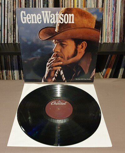 GENE WATSON No One Will Ever Know Vinyl L.P *1980 USA Press* ST-12102 - EX+/EX+