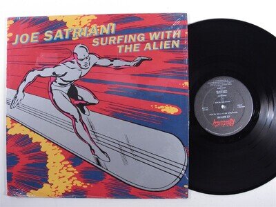 JOE SATRIANI Surfing With The Alien RELATIVITY LP SHRINK y