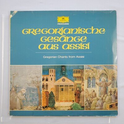 Gregorian Chants from Assisi LP Record Vinyl Disc 2 ONLY Deutsche Grammophon VTG