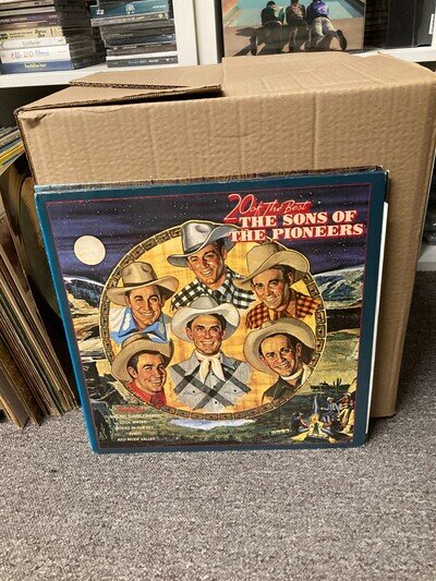 SONS OF THE PIONEERS 20 OF THE BEST VINYL LP, NL89525, VG+