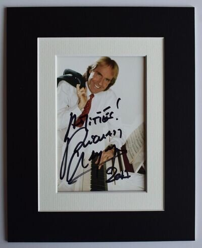 Richard Clayderman Signed Autograph 10x8 photo display Piano Pianist Music COA