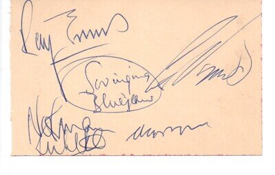 Swinging Blue Jeans Merseybeats authentic genuine signed autograph signature COA