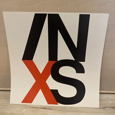 INXS X Michael Hutchence 2 Sided Promo 12x12 Poster Flat 1990 Original