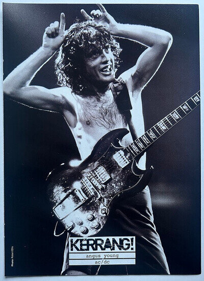 ANGUS YOUNG - 2006 full page UK magazine poster AC/DC