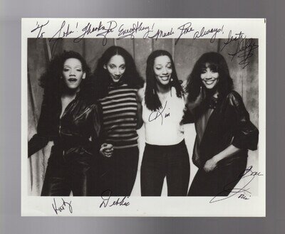 SIGNED Autograph SISTER SLEDGE Glossy 8'' X 10'' Promo Photo Soul EX