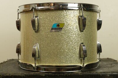 1970s Ludwig 10x14 Silver Sparkle Tom