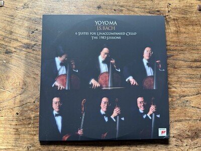 Yo-Yo Ma J.S. Bach 6 Suites For Unaccompanied Cello. Triple Vinyl