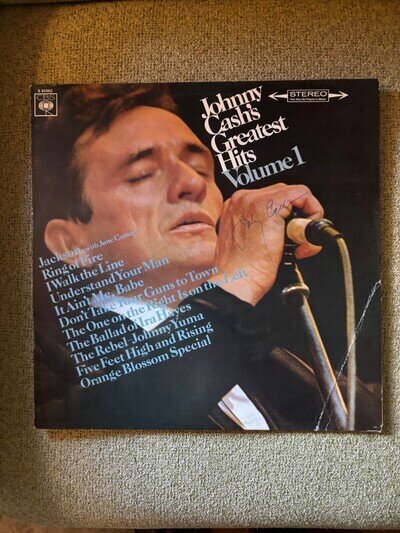 Johnny Cash Greatest Hits Volume 1 - original SIGNED by Johnny Cash release