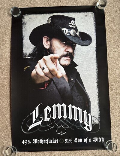 Lemmy Promotional Poster 49% MF 51% SOB