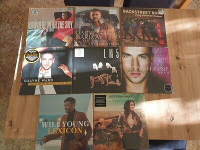 Joblot 8 x Vinyl LPs NEW & SEALED Pop Gary Barlow Backstreet Boys Little Mix