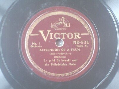 12SP Faun Afterno1 2 LeoPStokowski Philadelphia Orchestra Japan PD
