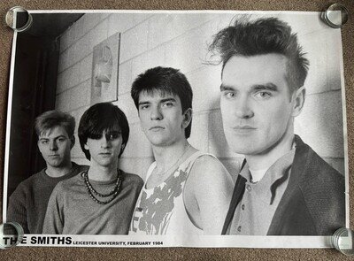 The Smiths Leicester University 1984 Poster