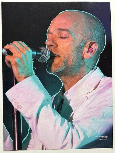 MICHAEL STIPE -- 2004 Full page UK magazine poster REM R.E.M.
