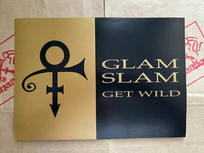 Prince GET WILD Glam Slam A4 Flyer Poster AFTERSHOW Party Astoria March 1995