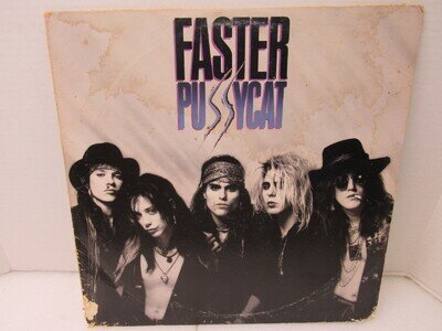 Faster Pussycat Faster Pussycat Elektra Records 60730-1 1987 1st Press Vinyl LP