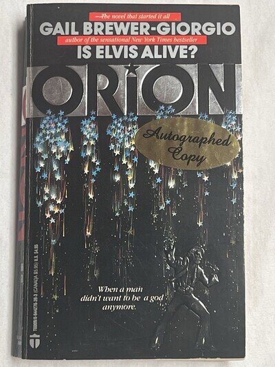 Elvis Related Book - Orion By Gail Brewer Giorgio / Autograph Copy