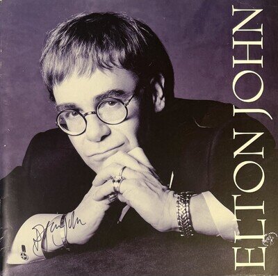 Elton John Signed Autograph Concert Programme 1992 (Eric Clapton)