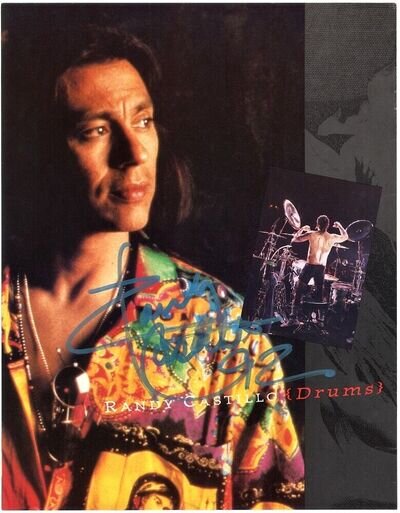 RANDY CASTILLO Ozzy Osbourne, No More Tears Ultimate Sin Wicked Autograph SIGNED