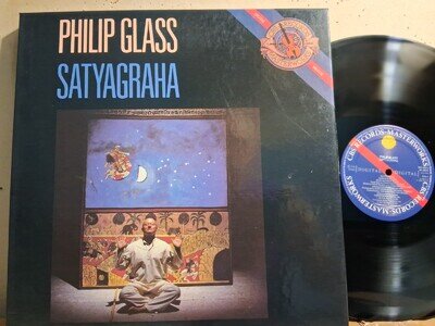 CBS I3M 39672 PHILIP GLASS SATYAGRAHA OPERA HOLLAND 1985 3LP NM