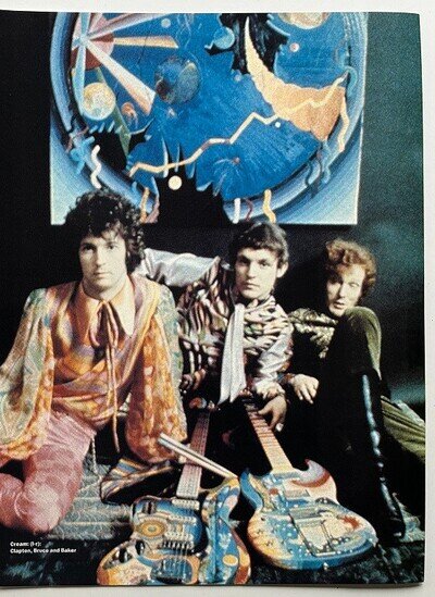 CREAM - 1997 Full page UK Magazine poster ERIC CLAPTON