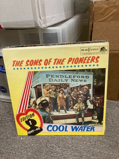 THE SONS OF THE PIONEERS COOL WATER EDITION 1 1945-46, VINYL LP, BFX15202, VG+