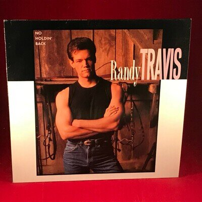 RANDY TRAVIS No Holdin' Back 1989 UK PROMO Vinyl LP + INNER EXCELLENT CONDITION