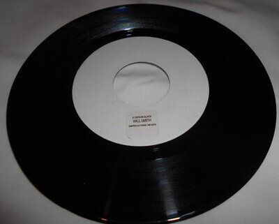 Will Smith Men In Black Mint- 1990s 7" Jukebox Only Promo Rare White Label Mega