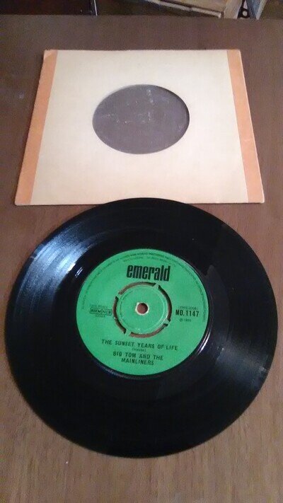 Big Tom & The Mainliners: The Sunset Years Of Life 7" Vinyl Single - 1248/25