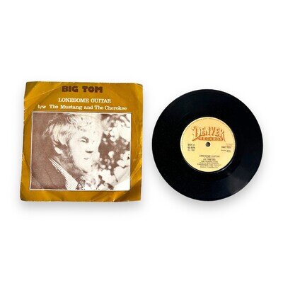 Big Tom & The Travellers Lonesome Guitar The Mustang And The Cherokee 7” Single