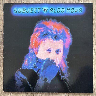 Aldo Nova Subject.. EX+/EX 1983 UK Vinyl LP W/Lyric Sheet PRT 25482 Album Record