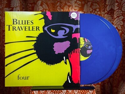 SEALED Blues Traveler Four BLUE Vinyl 2LP 180g Audiophile 30th Anniversary