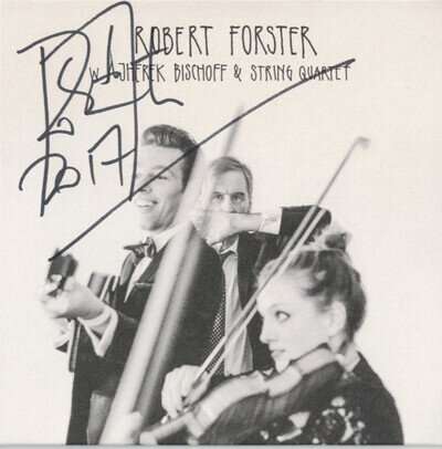 ROBERT FORSTER People Say GERMAN 7" VINYL w/PS Go Betweens AUTOGRAPHED