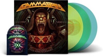 GAMMA RAY - 30 YEARS LIVE ANNIVERSARY [New & Sealed] (Seal/Storage Damaged) 12"