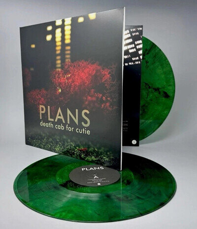Death Cab for Cutie Plans Sealed 2LP 2025 20th Tour Exclusive Green Smoke Vinyl
