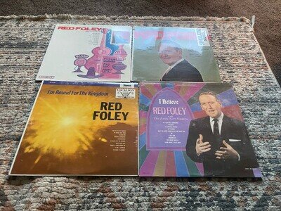 RED FOLEY LOT OF 4 LP'S ALL LISTED ALL 4 ARE NEW FACTORY SEALED