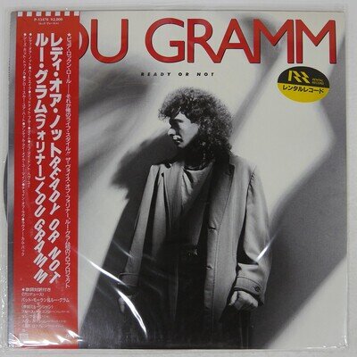 LOU GRAMM READY OR NOT ATLANTIC P13470 JAPAN VINYL LP