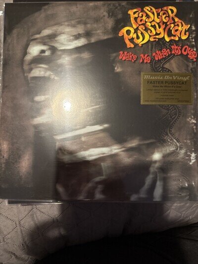 Faster Pussycat - Wake Me When It's Over - Ltd Edt Numbered Gold Vinyl -In Stock