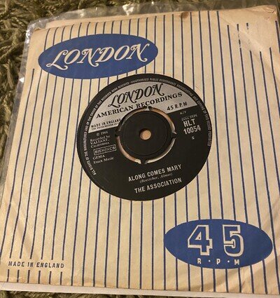 The Association - Along Comes Mary, VG+ Harmony Pop Psych