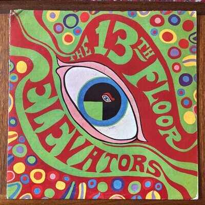 THE PSYCHEDELIC SOUNDS OF THE 13th FLOOR ELEVATORS LP 1966 RARE MONO 1st Press