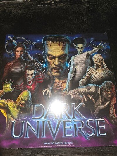 Epic Universe Dark Universe Music of the Monsters Colored Vinyl Album Danny Elf