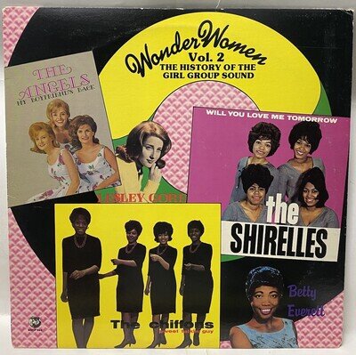 Wonder Women Vol 2 - History Of The Girl Group Sound LP Vinyl Rhino Rnb Soul VG+