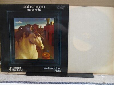 STREETMARK CLUSTER & ENO MICHAEL ROTHER HARRIS LP "PICTURE MUSIC "N.MINT COND.