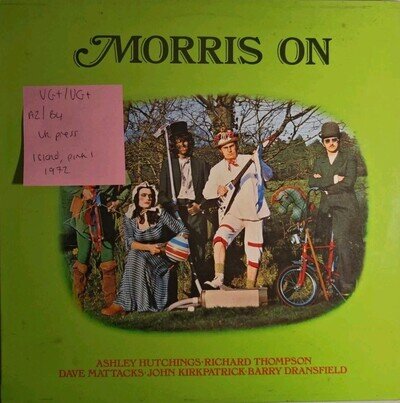 Ashley Hutchings Richard Thompson Morris On Vinyl Record VG+/VG+ HELP 5 1972