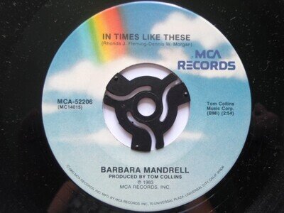 Barbara Mandrell In Times Like This 7" MCA MCA52206 EX 1983 US pressing