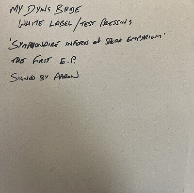 My Dying Bride - RARE SIGNED Vinyl Test Pressing - Symphonaire Infernus… (1992)