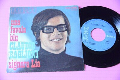 Claudio Baglioni 7" Una Favola Blu Original 1970 NM