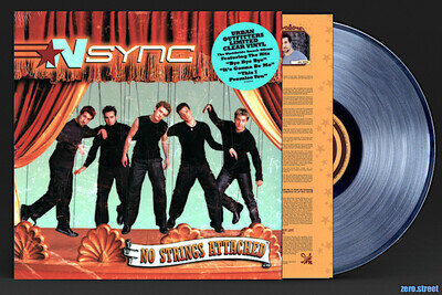 N SYNC ‎No Strings Attached LP on CLEAR VINYL New SEALED Colored Vinyl NSYNC