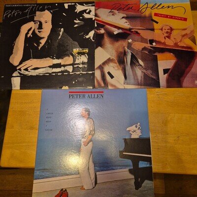 Peter Allen - Vinyl LP Album Bundle Job Lot - VG+ - Free UK Postage