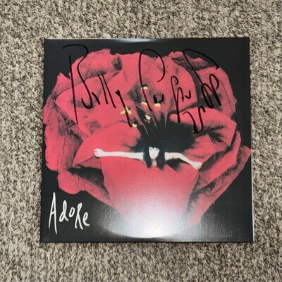 Smashing Pumpkins Adore Gray Marble Vinyl 2-LP Autographed SIGNED